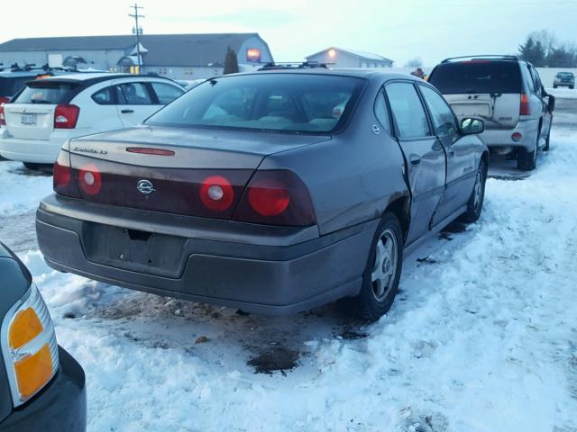 2G1WH55K829295344 - 2002 CHEVROLET IMPALA LS SILVER photo 4