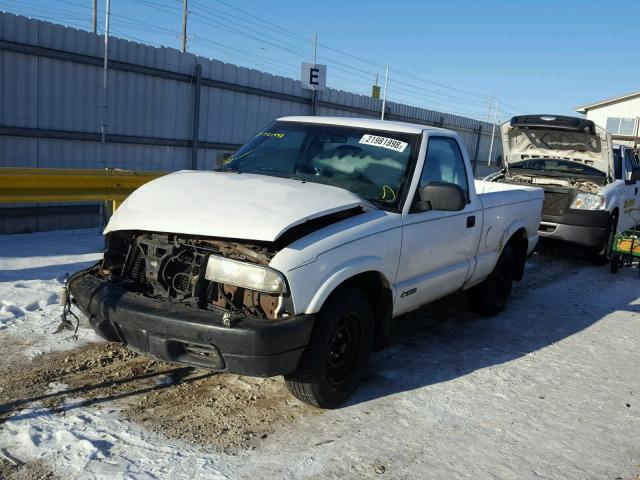 1GCCS1445X8134184 - 1999 CHEVROLET S TRUCK S1 WHITE photo 2