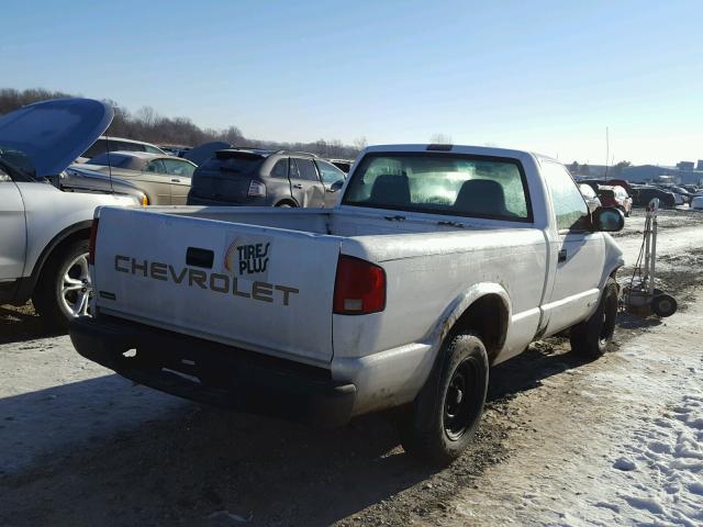 1GCCS1445X8134184 - 1999 CHEVROLET S TRUCK S1 WHITE photo 4