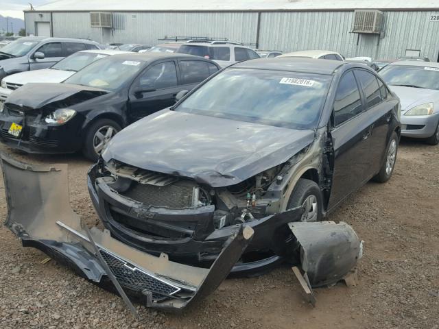 1G1PA5SH8E7155107 - 2014 CHEVROLET CRUZE LS CHARCOAL photo 2