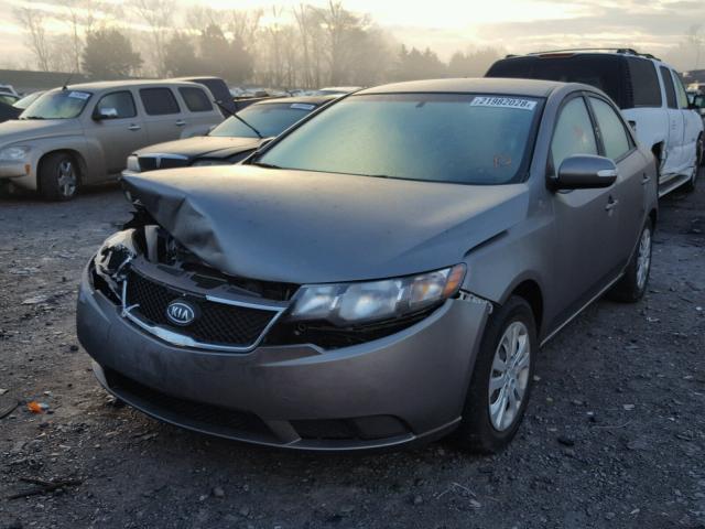 KNAFU4A23A5053962 - 2010 KIA FORTE EX GRAY photo 2