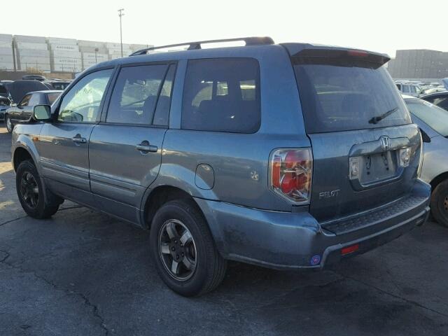 5FNYF28546B052433 - 2006 HONDA PILOT EX BLUE photo 3