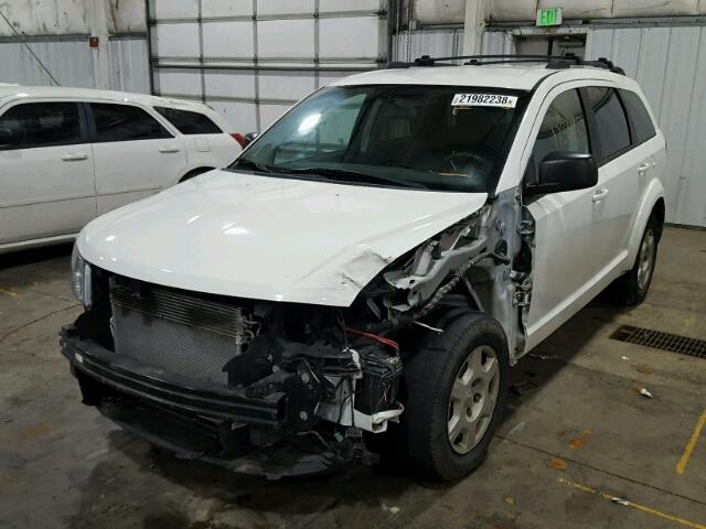 3D4GG47B29T227671 - 2009 DODGE JOURNEY SE WHITE photo 2