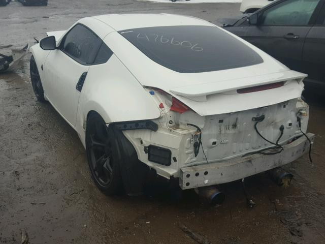 JN1AZ4EH5AM500605 - 2010 NISSAN 370Z WHITE photo 3