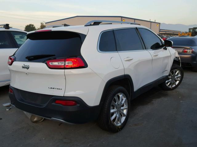 1C4PJLDB1GW158671 - 2016 JEEP CHEROKEE L WHITE photo 4