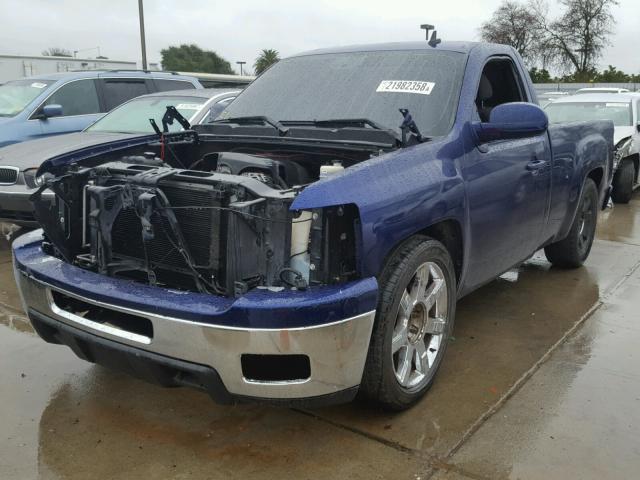 1GCPCSEA9AZ208930 - 2010 CHEVROLET SILVERADO BLUE photo 2