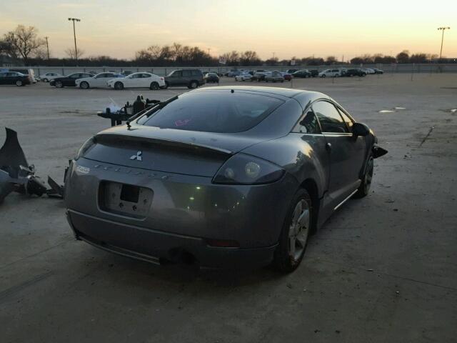 4A3AK24F86E057774 - 2006 MITSUBISHI ECLIPSE GS GRAY photo 4