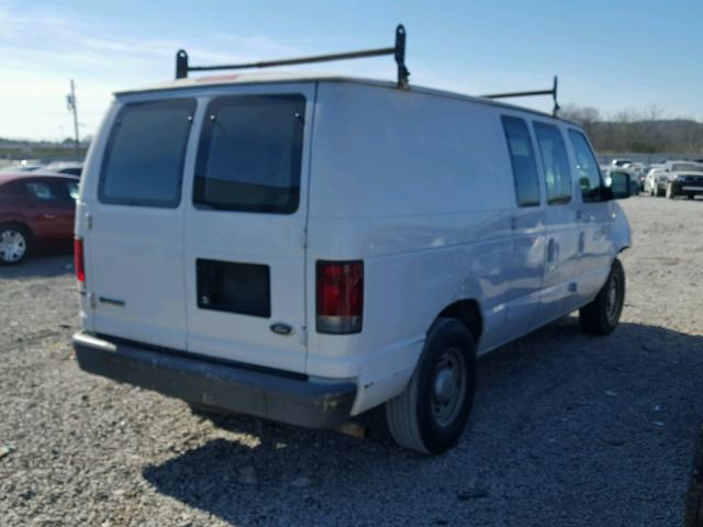 1FTRE14W36HB09401 - 2006 FORD ECONOLINE WHITE photo 4