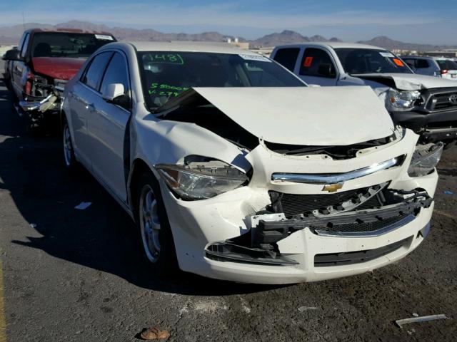 1G1ZH57B184279413 - 2008 CHEVROLET MALIBU 1LT WHITE photo 1