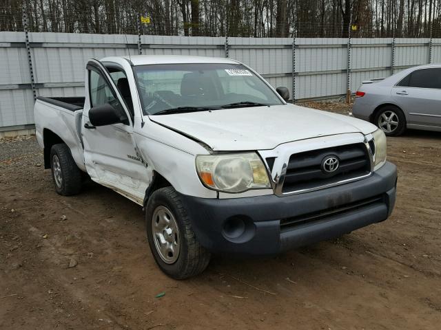 5TENX22N48Z480030 - 2008 TOYOTA TACOMA WHITE photo 1