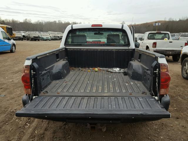 5TENX22N48Z480030 - 2008 TOYOTA TACOMA WHITE photo 6