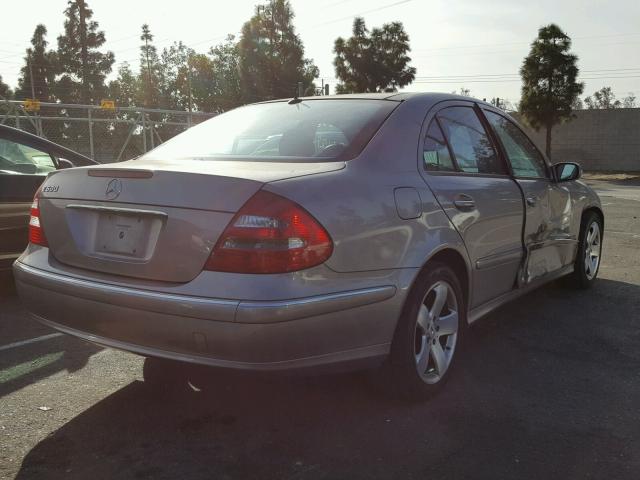 WDBUF70JX3A294991 - 2003 MERCEDES-BENZ E 500 BEIGE photo 4