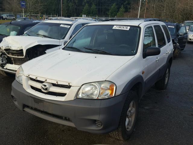 4F2YZ02Z15KM02299 - 2005 MAZDA TRIBUTE I WHITE photo 2