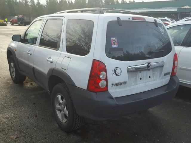 4F2YZ02Z15KM02299 - 2005 MAZDA TRIBUTE I WHITE photo 3