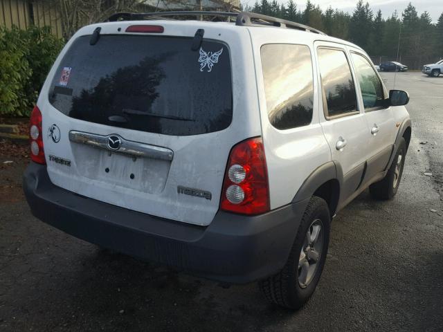 4F2YZ02Z15KM02299 - 2005 MAZDA TRIBUTE I WHITE photo 4