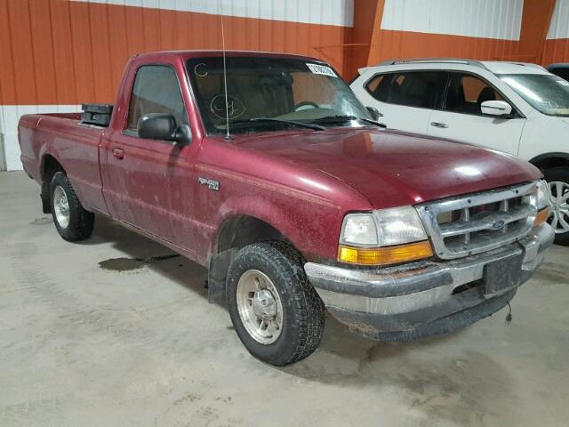 1FTYR10C7WPA16365 - 1998 FORD RANGER RED photo 1