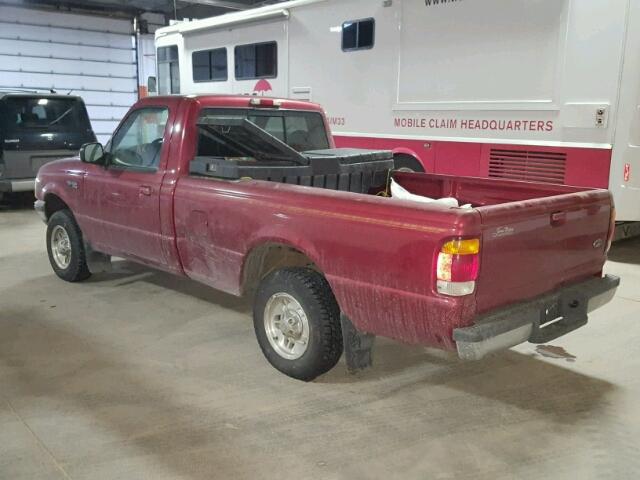 1FTYR10C7WPA16365 - 1998 FORD RANGER RED photo 3