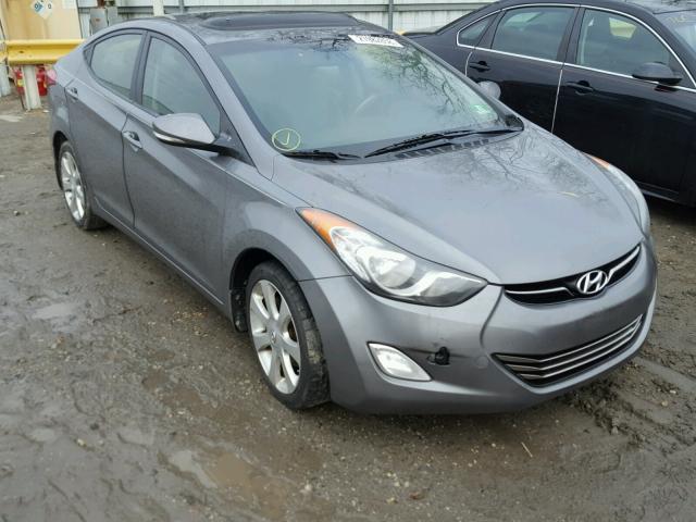 5NPDH4AE1CH142585 - 2012 HYUNDAI ELANTRA GL GRAY photo 1