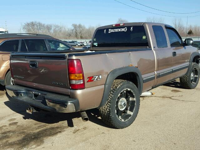 1GCEK19T62Z242065 - 2002 CHEVROLET SILVERADO BROWN photo 4