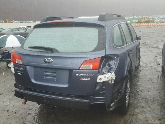 4S4BRBAC4E3238907 - 2014 SUBARU OUTBACK 2. BLUE photo 4