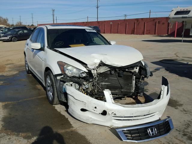 1HGCP3F84AA001284 - 2010 HONDA ACCORD EXL WHITE photo 1