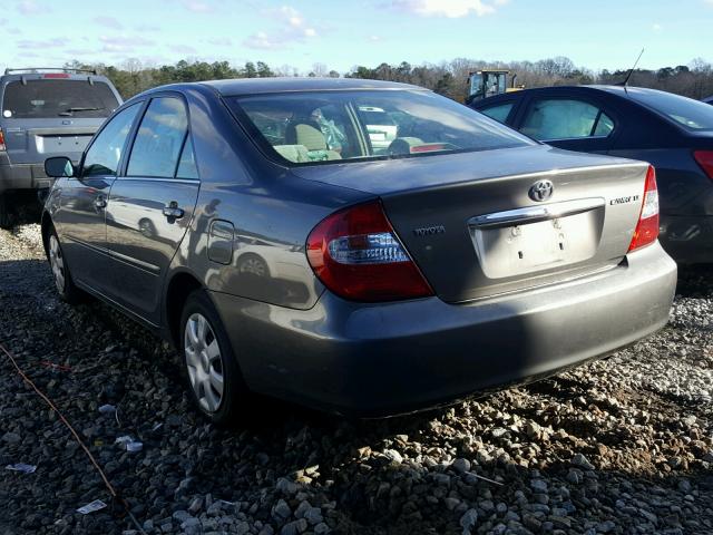 4T1BE32K64U853121 - 2004 TOYOTA CAMRY LE GRAY photo 3