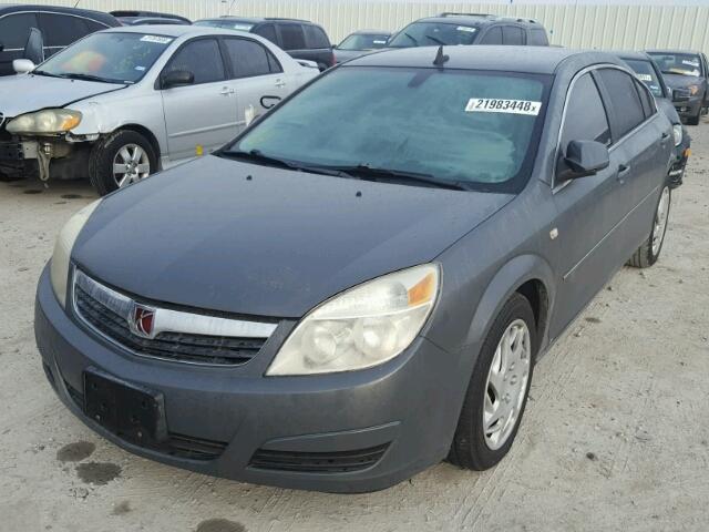 1G8ZS57NX8F247898 - 2008 SATURN AURA XE GRAY photo 2