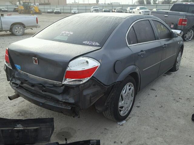 1G8ZS57NX8F247898 - 2008 SATURN AURA XE GRAY photo 4