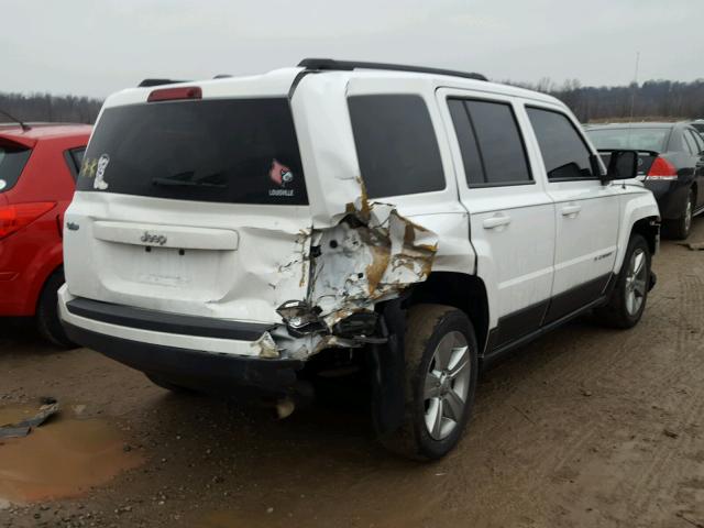 1C4NJPFA1ED618195 - 2014 JEEP PATRIOT LA WHITE photo 4