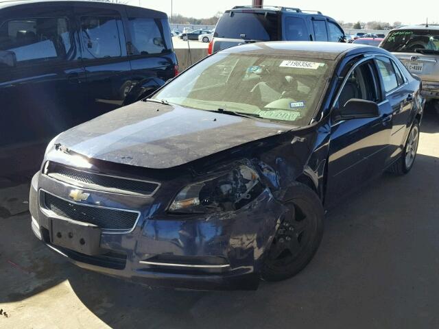 1G1ZG57B39F248821 - 2009 CHEVROLET MALIBU LS BLUE photo 2