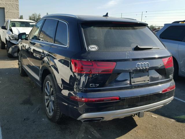 WA1LAAF73HD000948 - 2017 AUDI Q7 PREMIUM BLUE photo 3