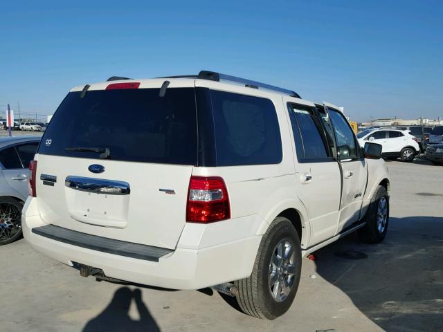 1FMFU19548LA37903 - 2008 FORD EXPEDITION WHITE photo 4