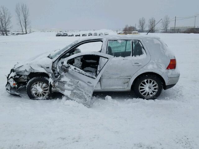 9BWGL21J344033278 - 2004 VOLKSWAGEN GOLF GLS SILVER photo 9