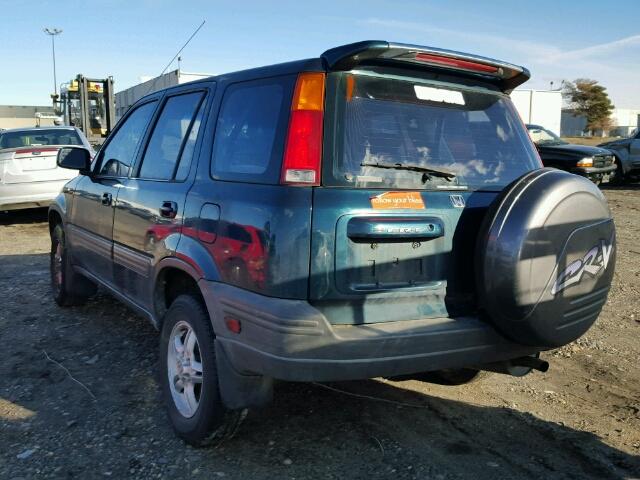 JHLRD1865WC097345 - 1998 HONDA CR-V EX GREEN photo 3