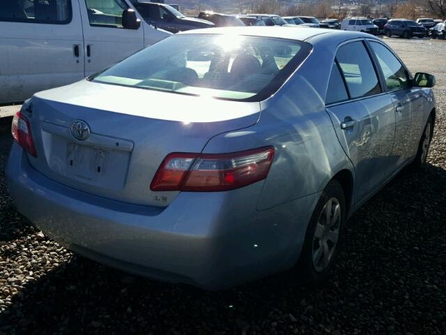 4T1BE46K07U609081 - 2007 TOYOTA CAMRY NEW BLUE photo 4