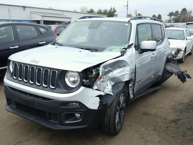 ZACCJBBT6FPC29766 - 2015 JEEP RENEGADE L SILVER photo 2