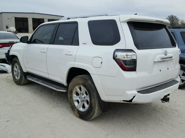 JTEZU5JR1F5109080 - 2015 TOYOTA 4RUNNER SR WHITE photo 3