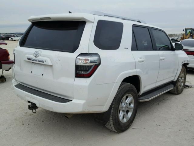 JTEZU5JR1F5109080 - 2015 TOYOTA 4RUNNER SR WHITE photo 4