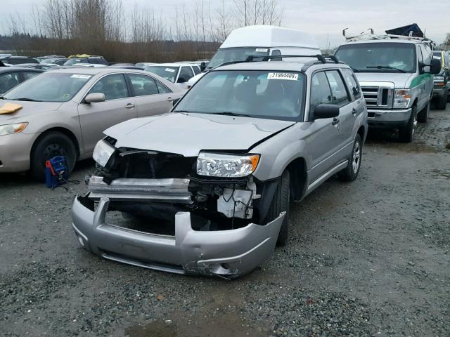 JF1SG63656H721437 - 2006 SUBARU FORESTER 2 SILVER photo 2