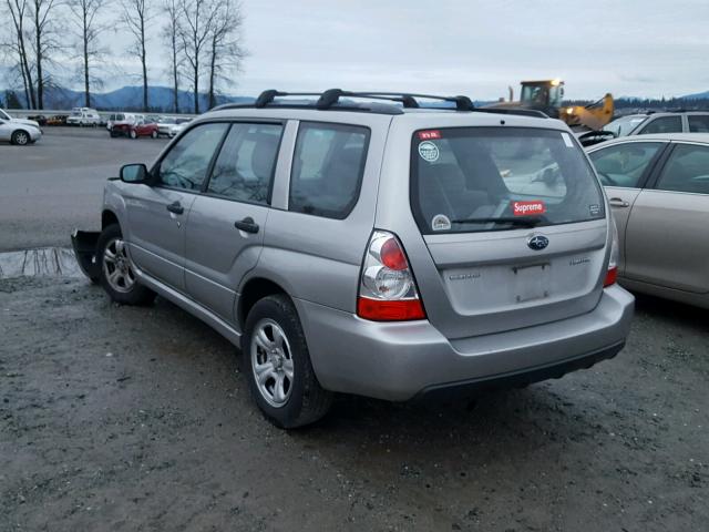 JF1SG63656H721437 - 2006 SUBARU FORESTER 2 SILVER photo 3