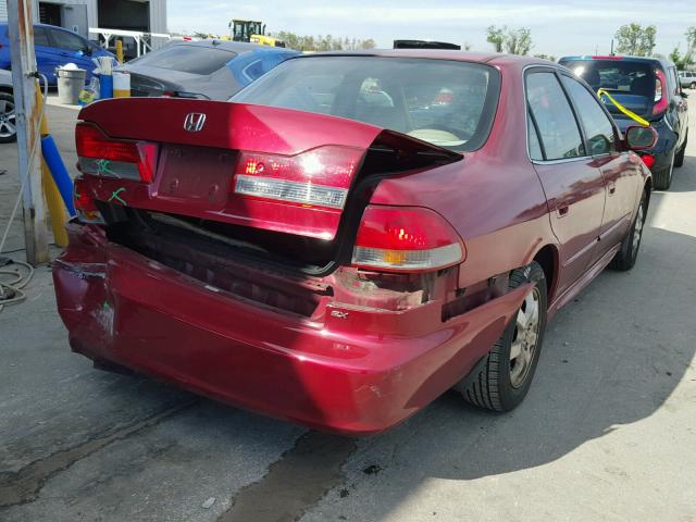 1HGCG56681A035352 - 2001 HONDA ACCORD EX RED photo 4