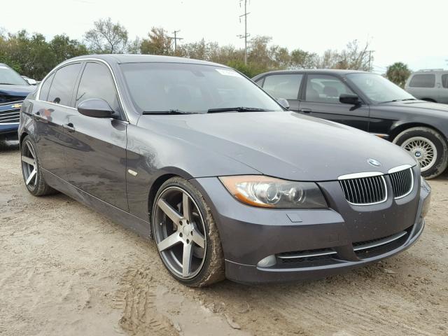 WBAVB73538KY65039 - 2008 BMW 335 I GRAY photo 1