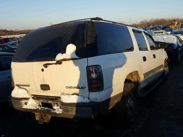 1GNFK16Z93J282354 - 2003 CHEVROLET SUBURBAN K WHITE photo 4