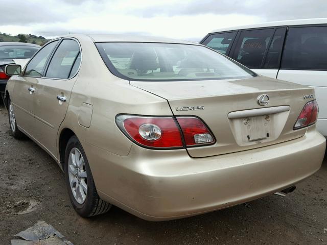 JTHBF30G920064044 - 2002 LEXUS ES 300 BEIGE photo 3