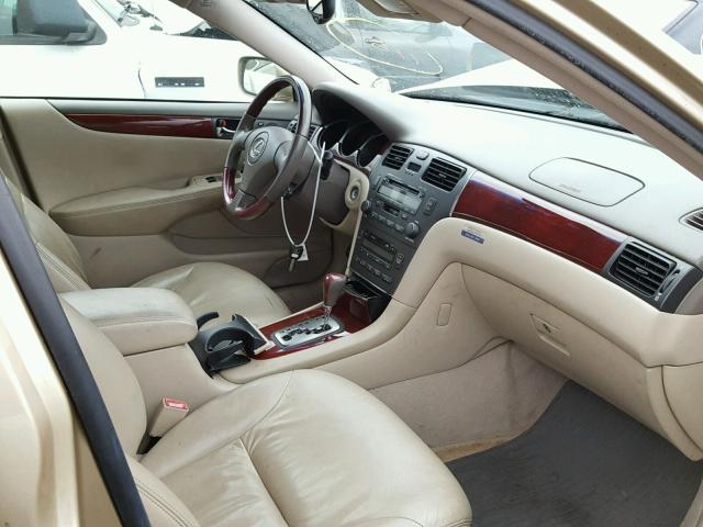 JTHBF30G920064044 - 2002 LEXUS ES 300 BEIGE photo 5