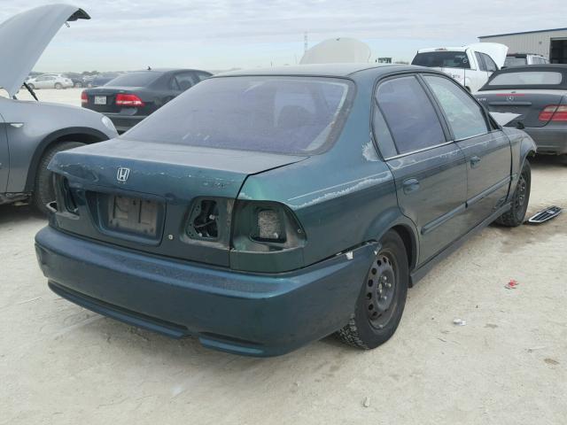 2HGEJ6614XH510154 - 1999 HONDA CIVIC BASE GREEN photo 4