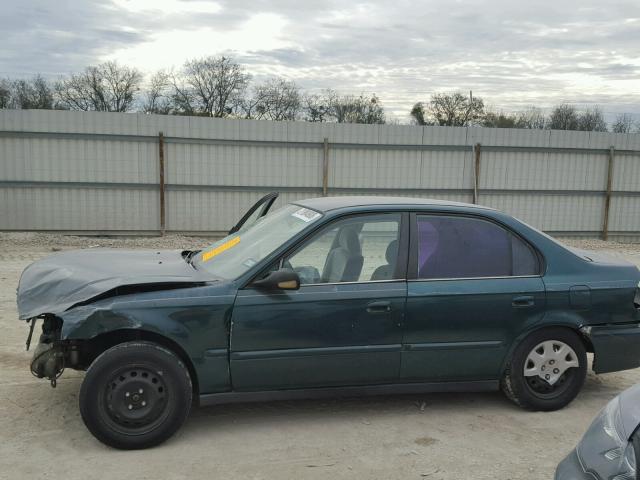 2HGEJ6614XH510154 - 1999 HONDA CIVIC BASE GREEN photo 9