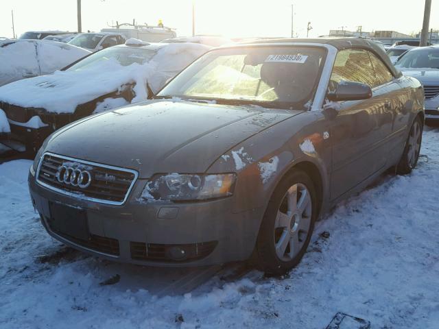 WAUDT48H54K020004 - 2004 AUDI A4 QUATTRO BROWN photo 2