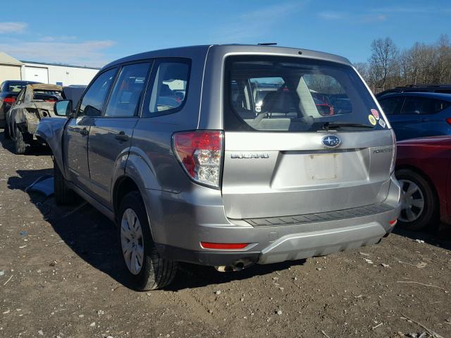 JF2SH61699H727919 - 2009 SUBARU FORESTER 2 SILVER photo 3