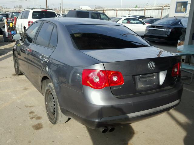 3VWPG71K46M675842 - 2006 VOLKSWAGEN JETTA VALU GRAY photo 3